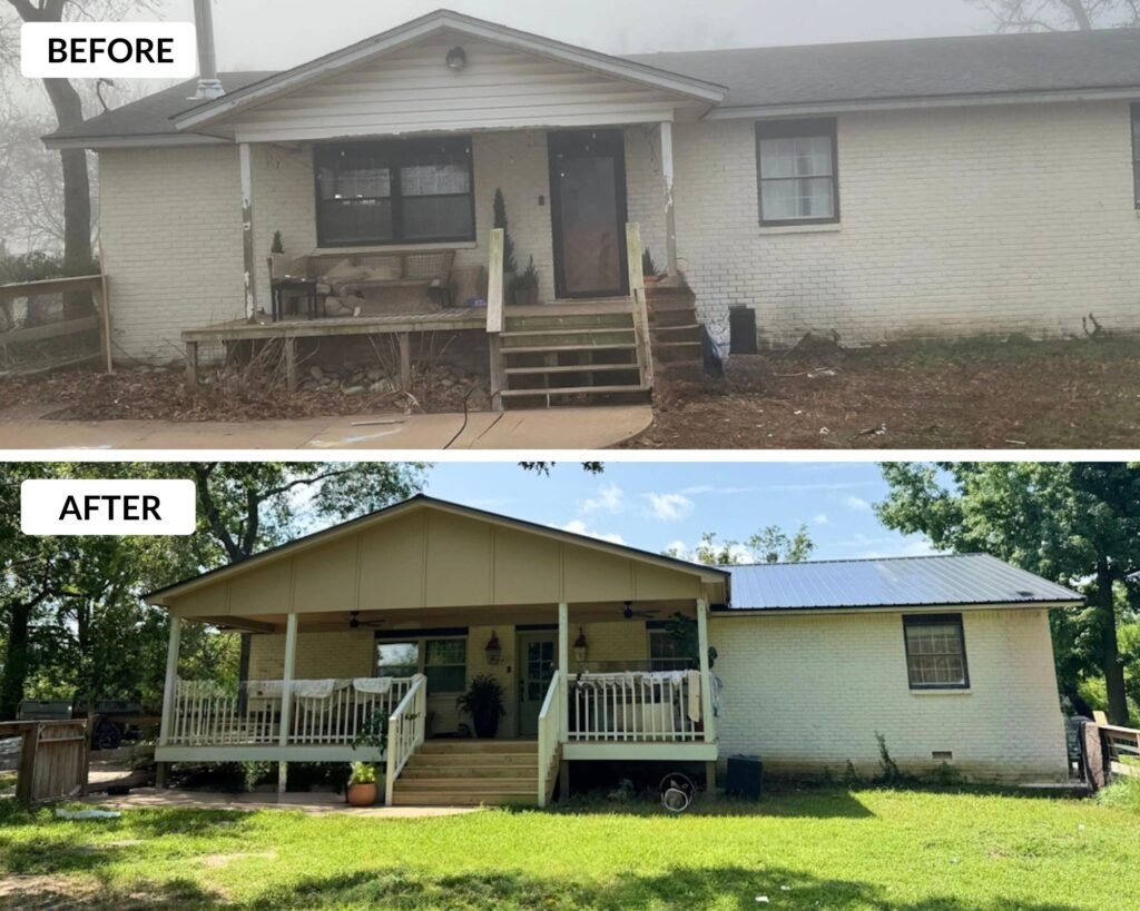 CJV Construction & Remodeling Matt's House before & after