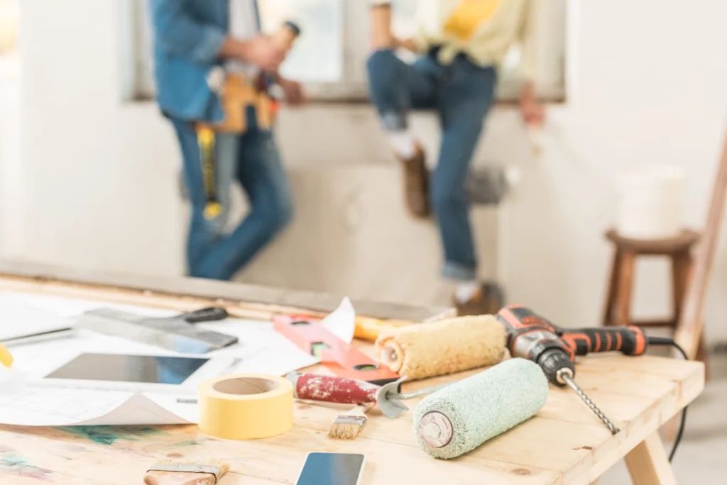 Interior and exterior painting contractors Oklahoma CJV Construction